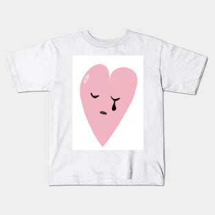 crying heart Kids T-Shirt